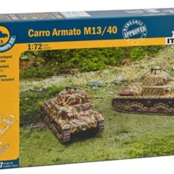 2 Carri Armati M13/40 1/72 Italiano serie Fast Assembly - ITA7517