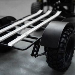 CARRELLO A DUE RUOTE NERO 1/10 TRASPORTO MOTO PER SCALER - GPEDYA-0506