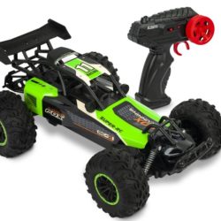 Drag Racing 1/10 lunga 45cm con batteria e carica USB verde o arancio - REE2381