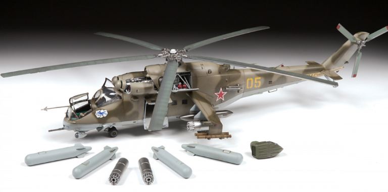 Elicottero Mil-Mi 24 V/Vp 1/48 - ITAZS4823 - immagine 6