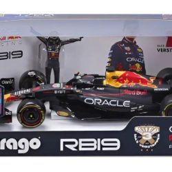 Red Bull F1 RB19 Max Verstappen #1 1/24 con pilota in piedi WC 2023 - BUR18-28036V