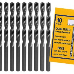 Punte da trapano HSS 0,9mm 10pz - DONHSS09