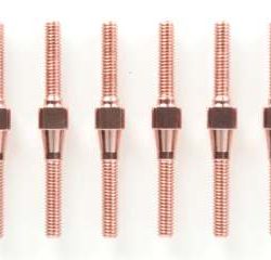 TIRANTI REGOLABILI    6pz GB01 ANODIZZATI ROSA - TAM40508