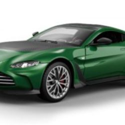 Aston Martin Vantage verde metallizzata 1/24 tetto e cofano carbonio - REE0803GB