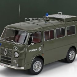 Alfa Romeo F-12 Minibus Polizia verde 1/18 1970 con portiere apribili - REVMIT200066