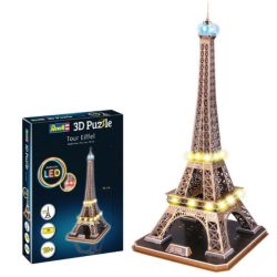 3D Puzzle Tour Eiffel versione con LED alta 780mm - REV0150