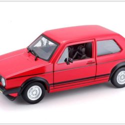 Volkswagen Golf Mk1 GTI 1979 1/24 rossa o nera - BUR18-21089