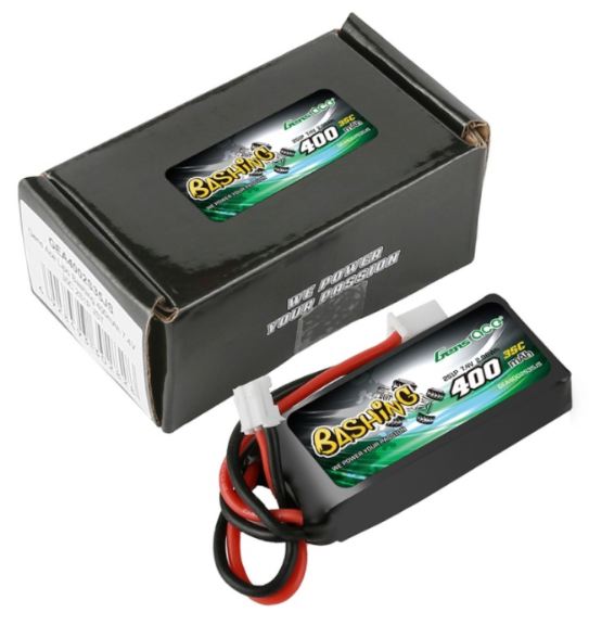 Lipo Axial SCX24 7,4v 400mAh 2S1P 35C Gens Ace - GENA4002S35JS - immagine 5