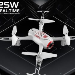 Micro drone X22SW bianco con camera WiFi e sensore barometrico - SYMX22W-WHT