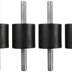 GOMMINI ANTIVIBRANTI   M4x15mm 15x45mm 4pz - CND701064