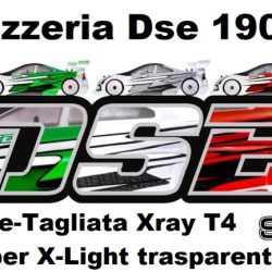 Carrozzeria SRC Dse Super X light  Xray T4 190mm pre tagliata - HUDSRC523SXLX