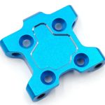 PIASTRA DI SUPPORTO BLU    M07 DEI BRACCI ANTER. IN ALLUMINIO - GPEDTAMC-033B