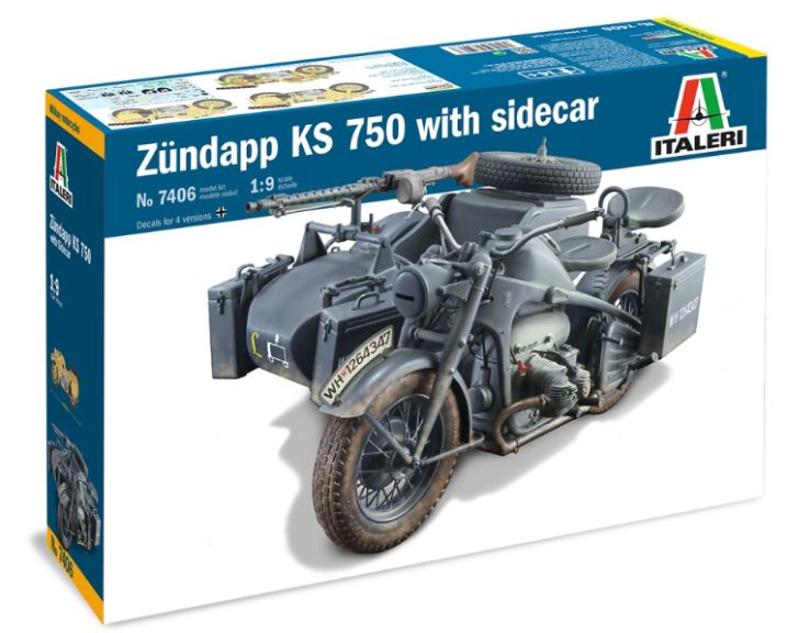 Zundapp KS 750with sidecar 1/9 - ITA7406