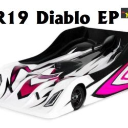 Carrozzeria R19 Diablo EP per elettrico 1/8 pista da tagliare 0,75mm - MTXB0411-07