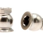 X4 sfere filettate da 6mm per bracci inferiori CFF - HUD303250