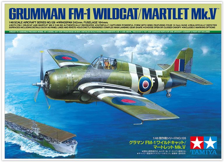 Grumman FM-1 Wildcat Martlet 1/48 FM1 - TAM61126