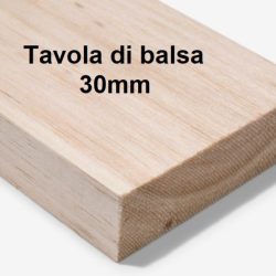 Tavola di balsa 30x100x1000mm 1pz - PCHC6453