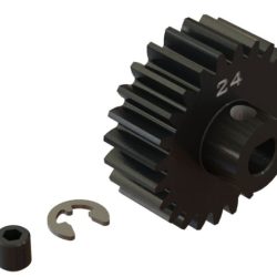 Pignone 24T modulo 1 foro 5mm in acciaio - HORARA310971