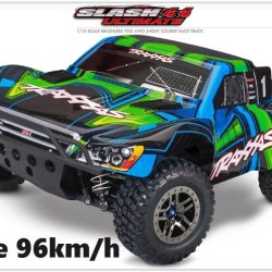Traxxas Slash 4x4 verde Ultimate Brushless 1/10 Short Course - TXX68277-4GRN