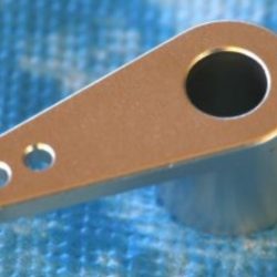 SQUADRETTA SINGOLA PER TIMONE IN ALLUMINIO CNC - TFL527B21