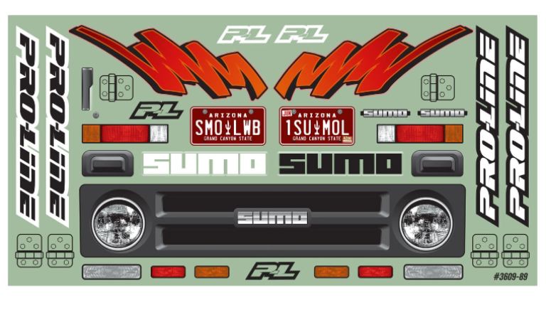 Carrozzeria Sumo L 313mm 1/10 trasparente Suzuki Samurai - PRO3609-00 - immagine 8