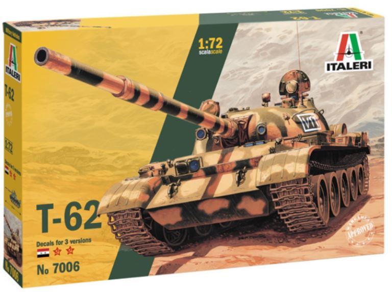 T-62 carro armato Sovietico 1/72 T62 - ITA7006