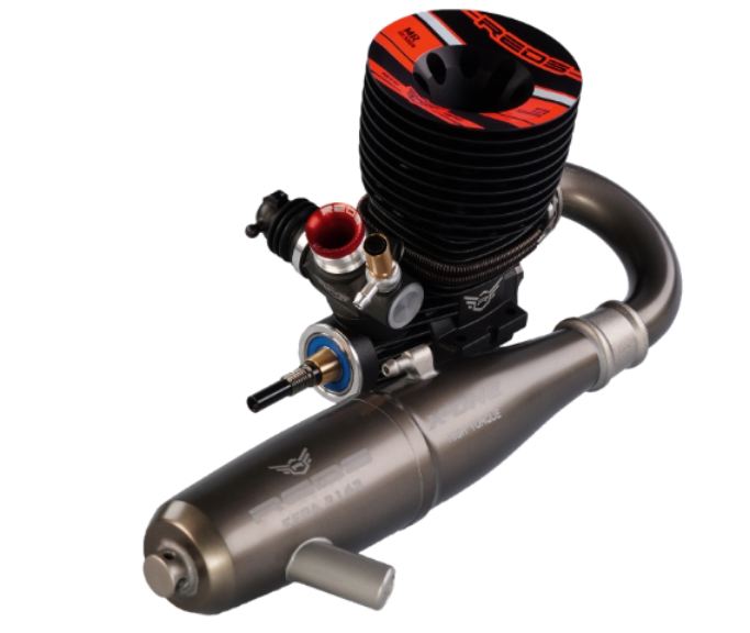 Marmitta X-One 1/8 buggy collettore integrato Efra 2143 Pro HD Coating - REDKX210009 - immagine 3