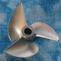 ELICA TRIPALA NAVALE    40x1,4 DRIVE DOG DX IN ALLUMINIO CNC - TFL4014350