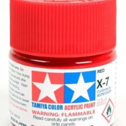 Colore acrilico X-7 Red 6pz da 10ml lucido - TAM81507