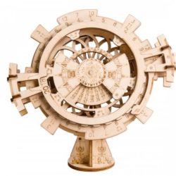 Calendario perpetuo kit di costruzione in legno con parti in movimento - PCHC1999