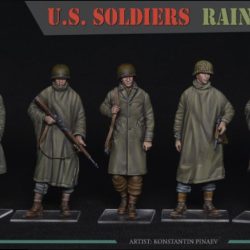 Soldati USA con abbigliamento da pioggia 1/35 - ITAMA35245