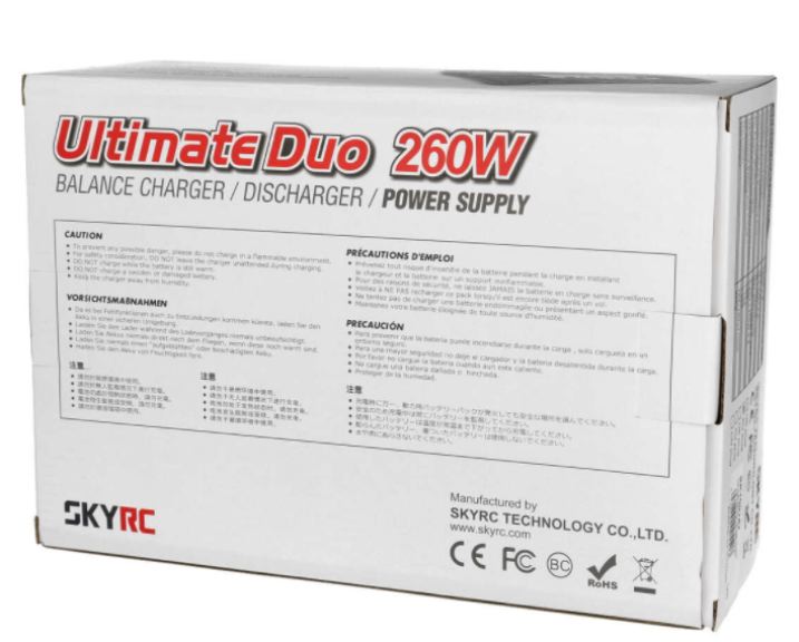 Caricabatterie D260 a 2 uscite 12/220v LiPo 1-6s 14A 260W - RBT-SK100157 - immagine 5