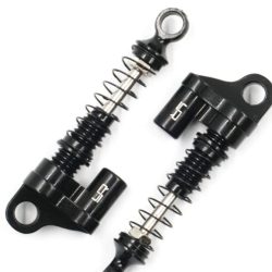 Ammortizzatori neri in alluminio per SCX24 2pz - GPEDAXSC-047BK