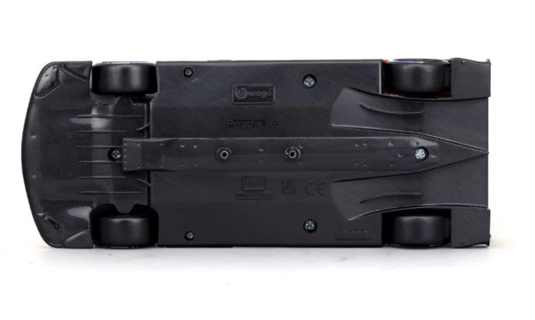 Porsche 963 bianca e rossa n5 1/24 24h LeMans - BUR18-28022 - immagine 8