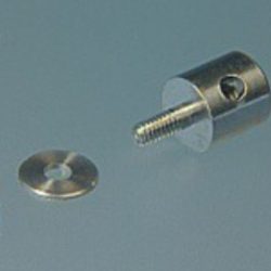 Morsetti ferma barre per aste da 3mm in alluminio 6pz - MPJ2777AL