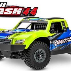 Traxxas Mini SLASH Giallo  4x4 Short Course Brushless BL-2s con LiPo - TXX108164-1YL