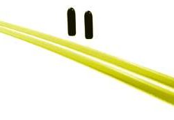 TUBETTI PORTA ANTENNA   GIALLI 2pz CON CAPPUCCIO - GPED115016Y