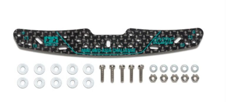Supporto Rotelle HG 3mm Carbon TMAC Mini4wd Asia Challenge - TAM95684