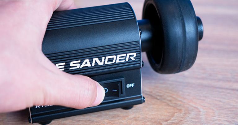 Levigatrice blu per pneumatici in gomma Tire Sander Tornio - RBT-600150-02 - immagine 8