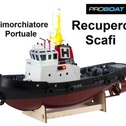 Rimorchiatore portuale per salvataggio scafi Harbour 30inch Tug Boat - HORPRB08036