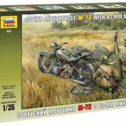 Moto sidecar M-72 con mortaio da 82mm 1/35 - ITAZS3651