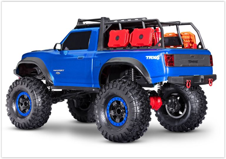 TRX4 Sport High Trail Edition blu 1/10 montata - TXX82044-4BLU - immagine 4