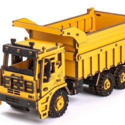 Autocarro con cassone ribaltabile (kit legno tagliato al laser) - PCH15563