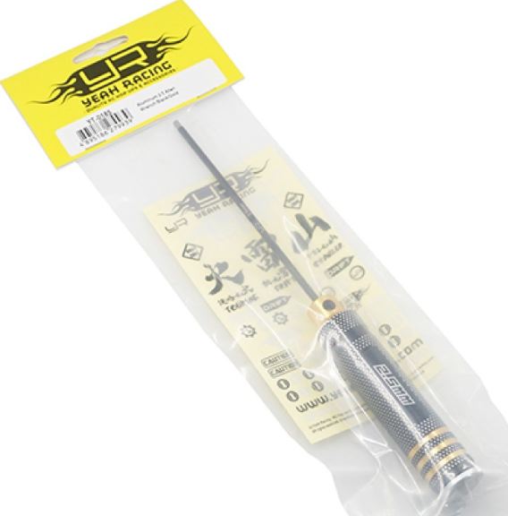 Cacciavite a brugola da 2,5mm con manico in metallo nero ed oro - GPEDYT-0185 - immagine 2