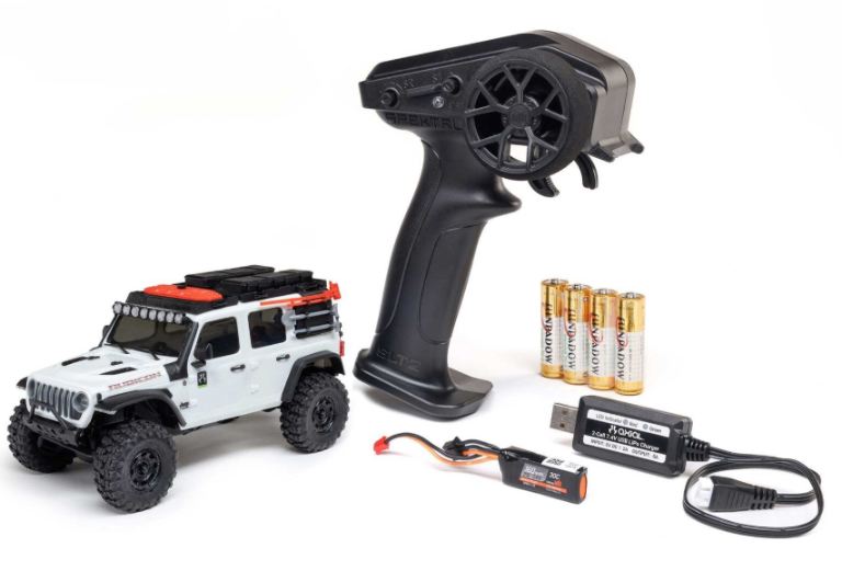 Jeep Wrangler JLU bianca 4×4 SCX30 1/30 – HORAXI-2261T2