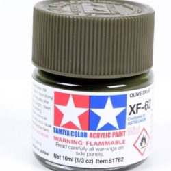 Colore acrilico XF-62 Olive Drab 1pz da 10ml  opaco - TAM81762-1PZ