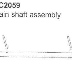 ALBERO PRINCIPALE   MINICOPTER MICROCOPTER - SUPRC2059