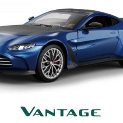 Aston Martin Vantage blu metallizzata 1/24 tetto e cofano carbonio - REE0803BB