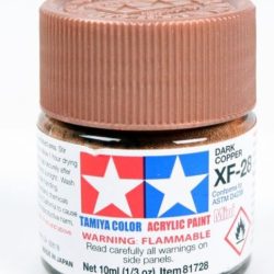 Colore acrilico XF-28 Dark Copper 1pz da 10ml opaco - TAM81728-1PZ