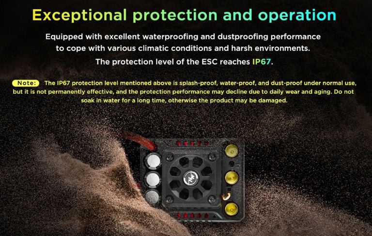 Regolatore QUICRUN WP 8BL150 G2 1/8 Brushless Waterproof 3-6S - GPED30109003 - immagine 7